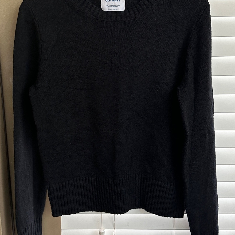 Old Navy Women's Classic Black Crew Neck Sweater (S)